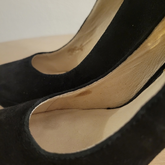 Michael Kors Suede Heels Sz 8 - Picture 9 of 12